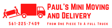 Pauls Mini Moving Delivery Courier Services Ft. Lauderdale Plantation Sunrise Tamarac North Lauderdale Weston